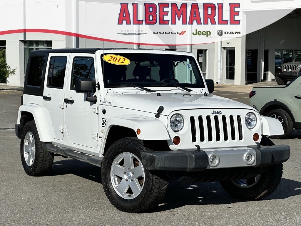 Used 2012 Jeep Wrangler Unlimited Sahara with VIN 1C4HJWEG4CL114224 for sale in Albemarle, NC
